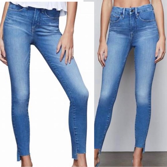 Good American Denim - Good American - Good Waist Chew Hem Skinny